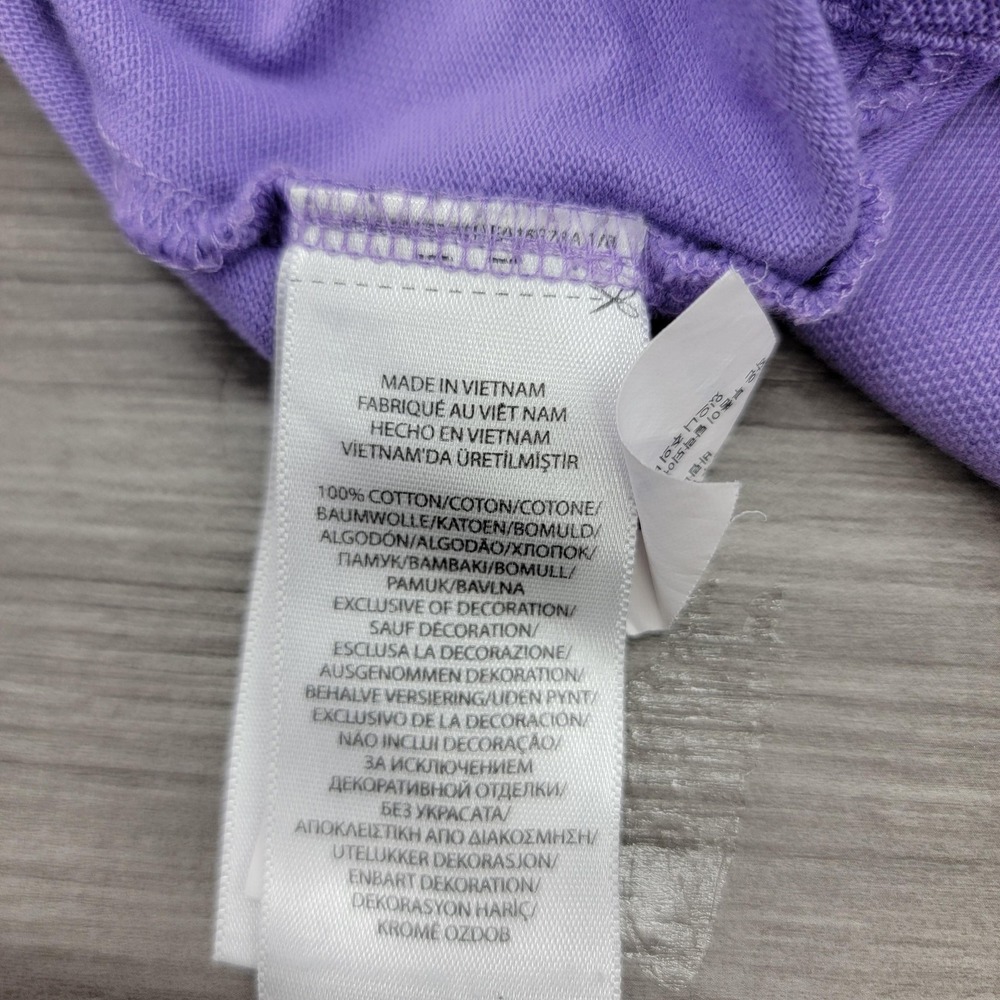 Polo Ralph Lauren Polo Shirt Mens Medium Purple Classic Fit Pony Logo Cotton - Picture 8 of 11
